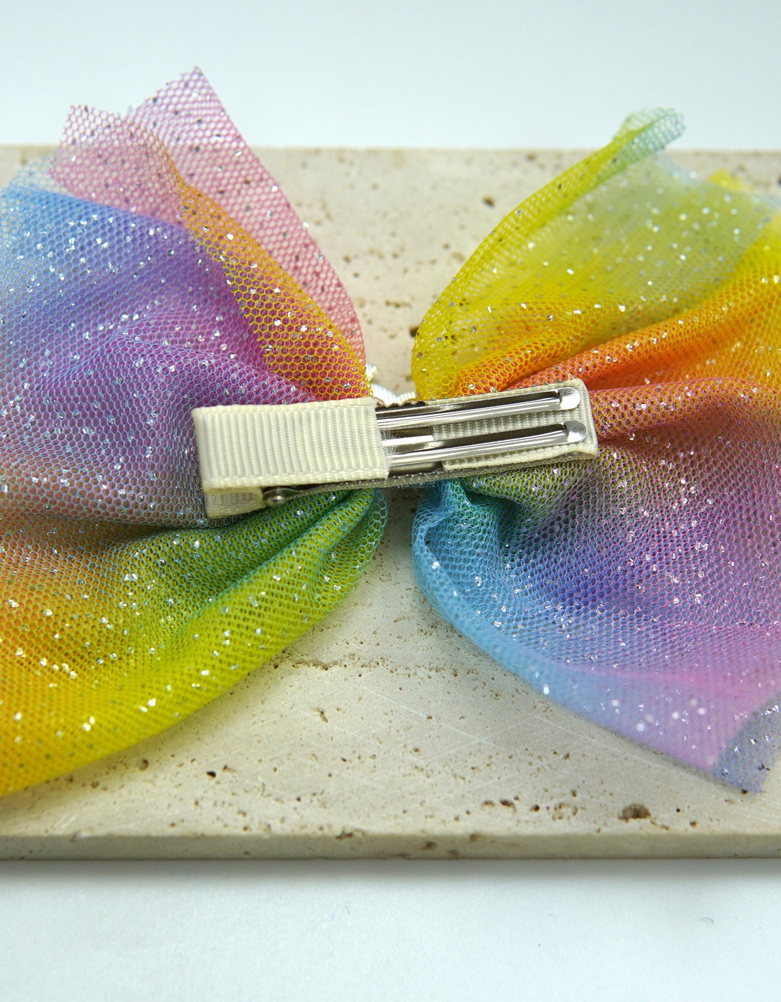 Diamond Crown Bow Hair Clip