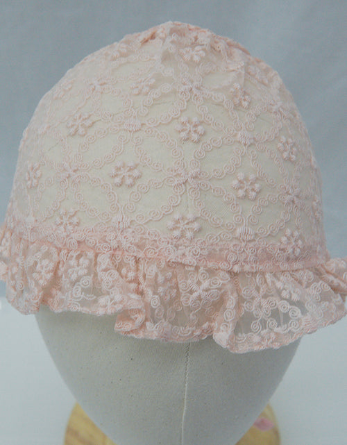 Load image into Gallery viewer, Baby Snowflake Lace Hat
