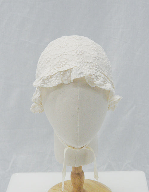 Load image into Gallery viewer, Baby Snowflake Lace Hat
